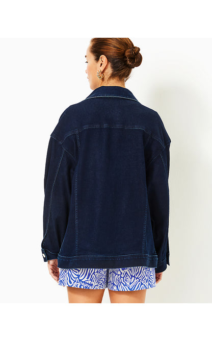 BRIXLEY DENIM JACKET, COSMIC WASH