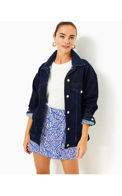 BRIXLEY DENIM JACKET, COSMIC WASH