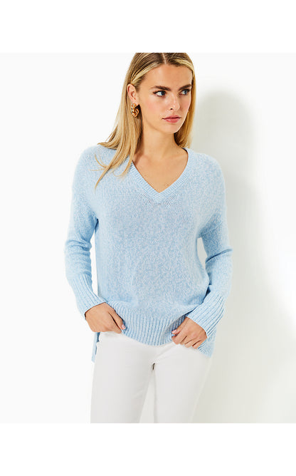 BEDFORD SWEATER, BONAIRE BLUE MARL