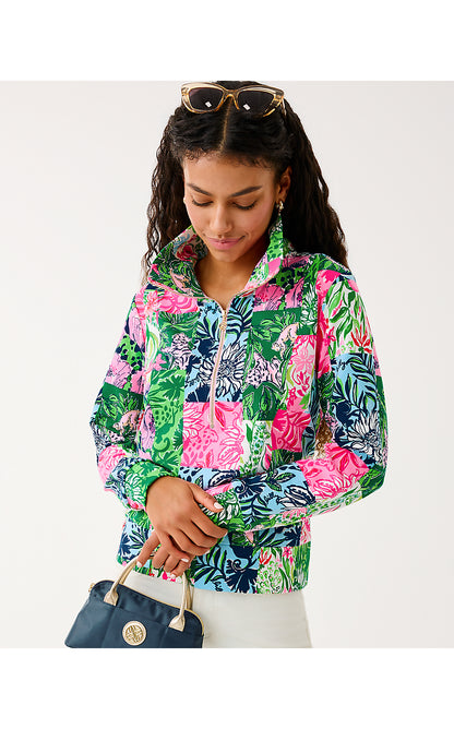 ELENI UPF 50+ PULLOVER, MULTI PARTY PUNCH PATCH