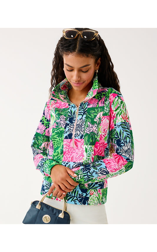 ELENI UPF 50+ PULLOVER, MULTI PARTY PUNCH PATCH