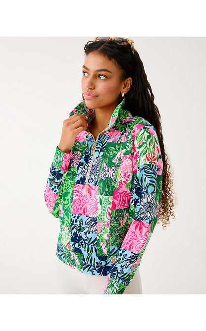 ELENI UPF 50+ PULLOVER, MULTI PARTY PUNCH PATCH