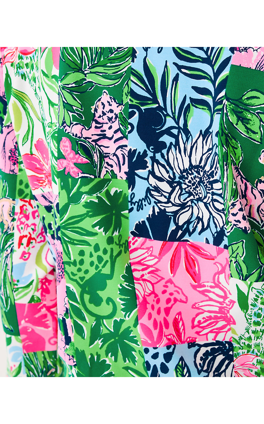 ELENI UPF 50+ PULLOVER, MULTI PARTY PUNCH PATCH