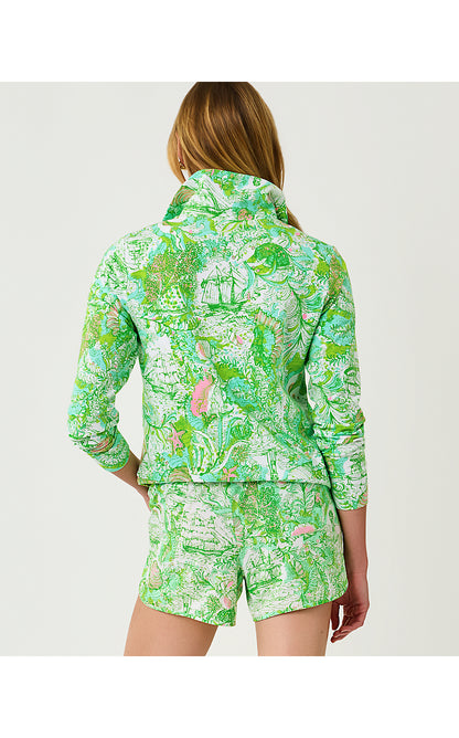 ELENI UPF 50+ PULLOVER, RESORT WHITE SHIP TO SHORE