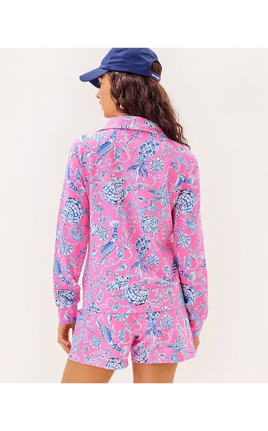 ELENI UPF 50+ PULLOVER, ROUSSEAU PINK BAREFOOT BEACHCOMBERS
