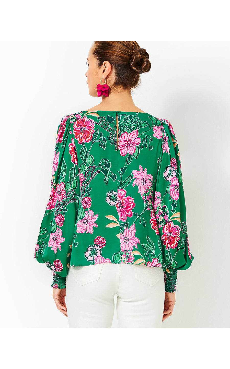 ALFREDA LONG SLEEVE TOP, MULTI SAFARI SANCTUARY