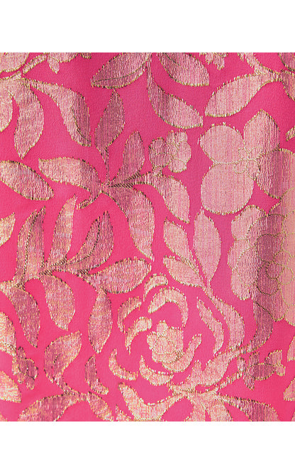 GIANA LONG SLEEVE SILK TOP, SUN SHELL PINK FLORAL BLOOM SILK CLIP