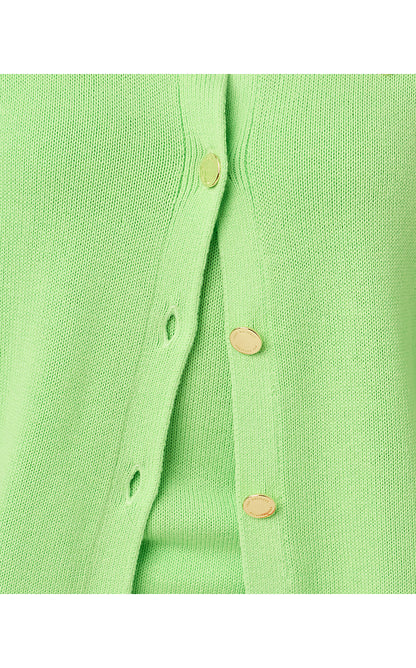 AMALIA CARDIGAN, PISTACHIO MACARON