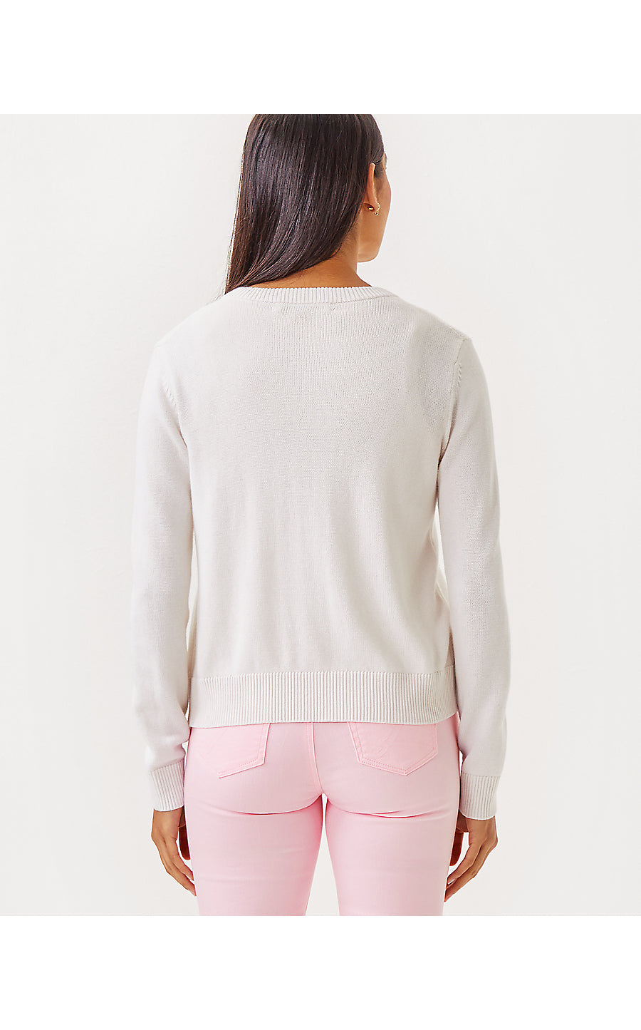 AMALIA CARDIGAN, RESORT WHITE