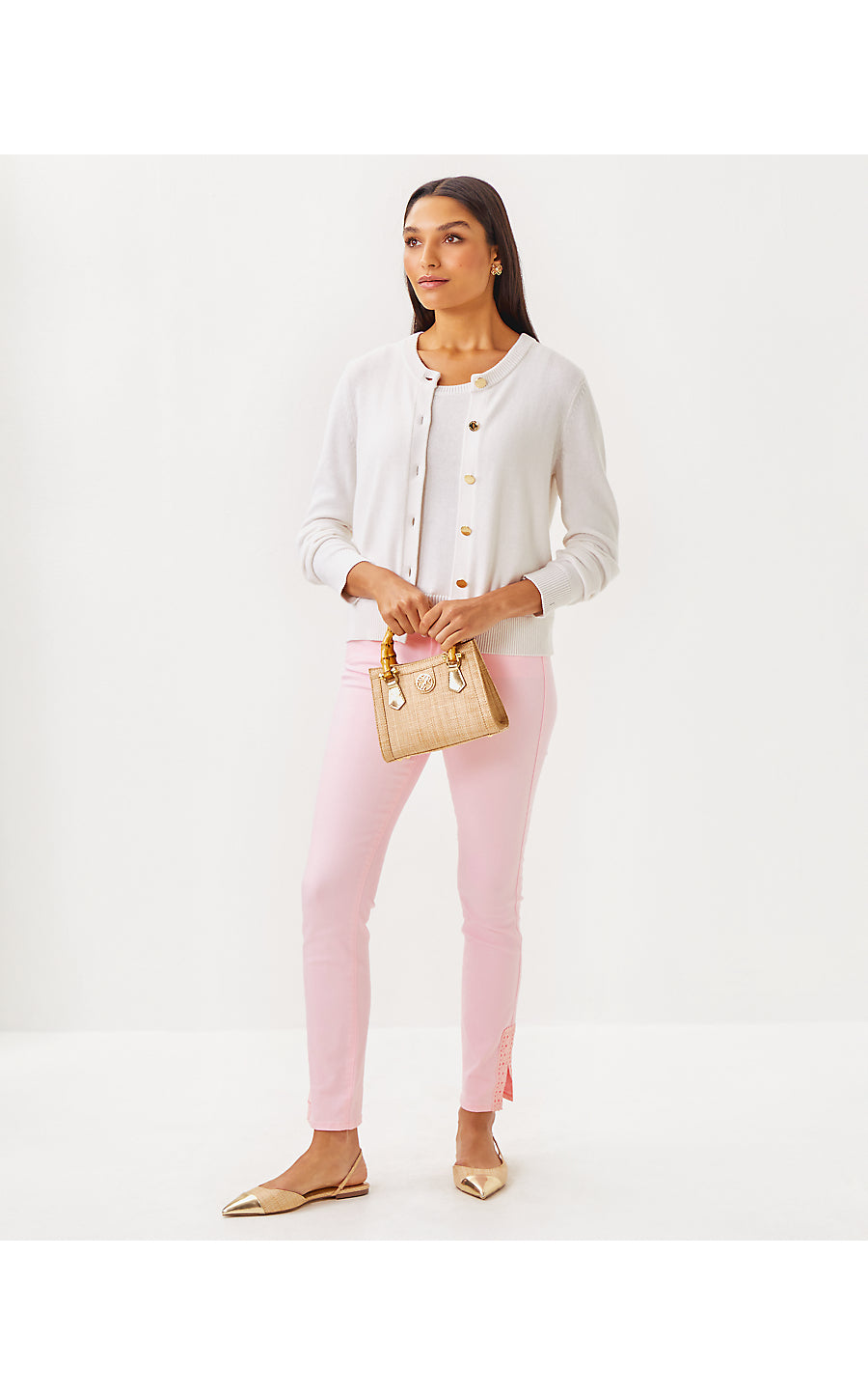 AMALIA CARDIGAN, RESORT WHITE