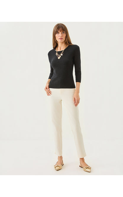 ESLI SWEATER, BLACK METALLIC