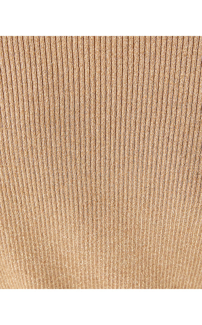 ESLI SWEATER, SAND BAR METALLIC