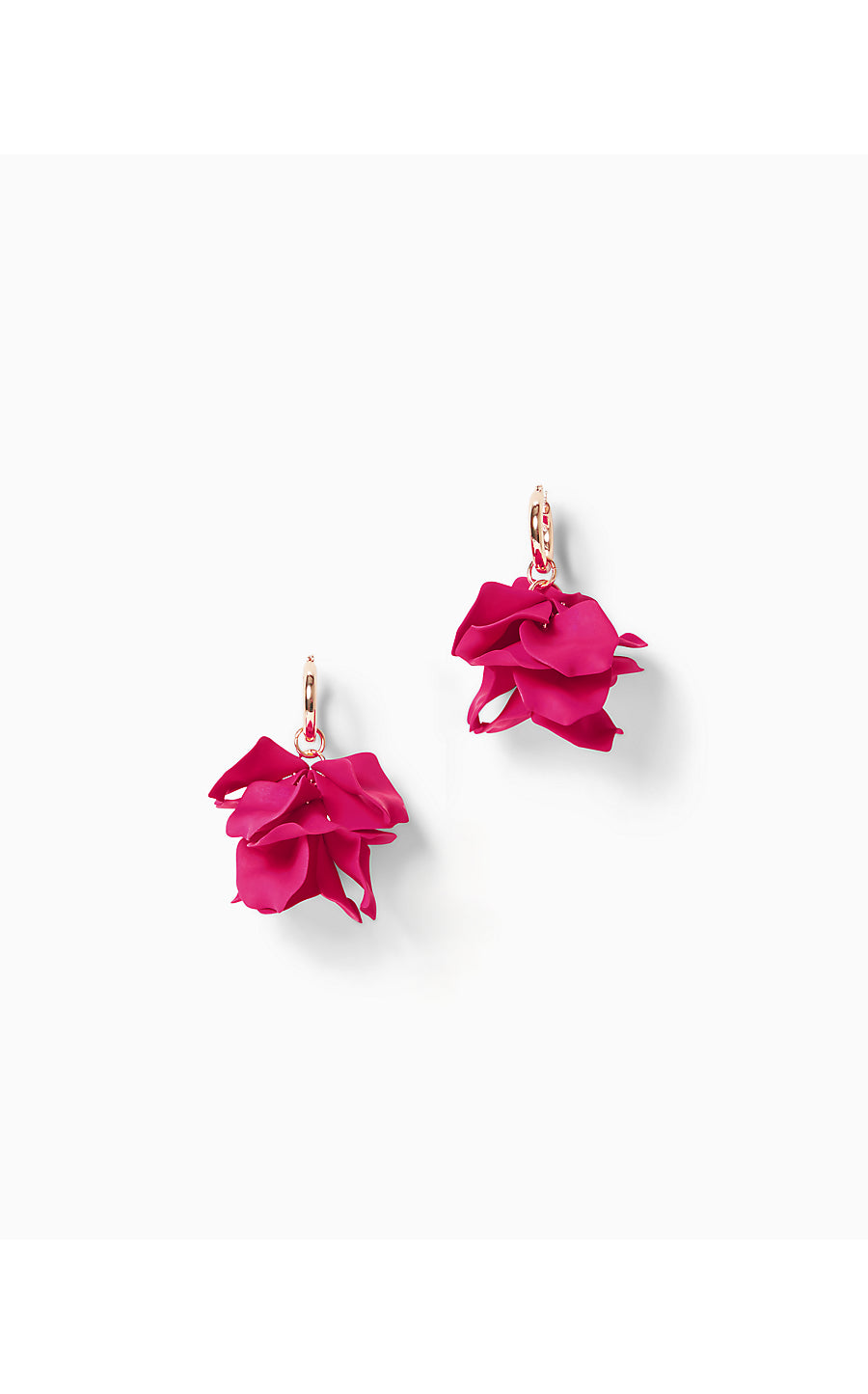 FINE VINE EARRINGS, RASPBERRY ROUGE