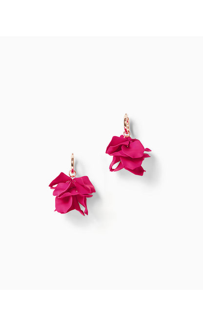 FINE VINE EARRINGS, RASPBERRY ROUGE