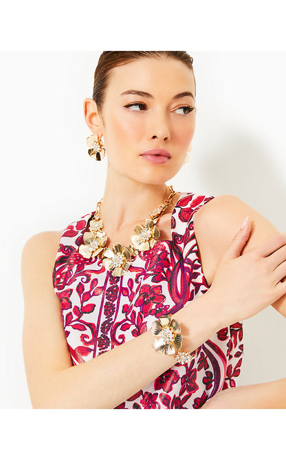 LIFES A PARTY BRACELET, GOLD METALLIC