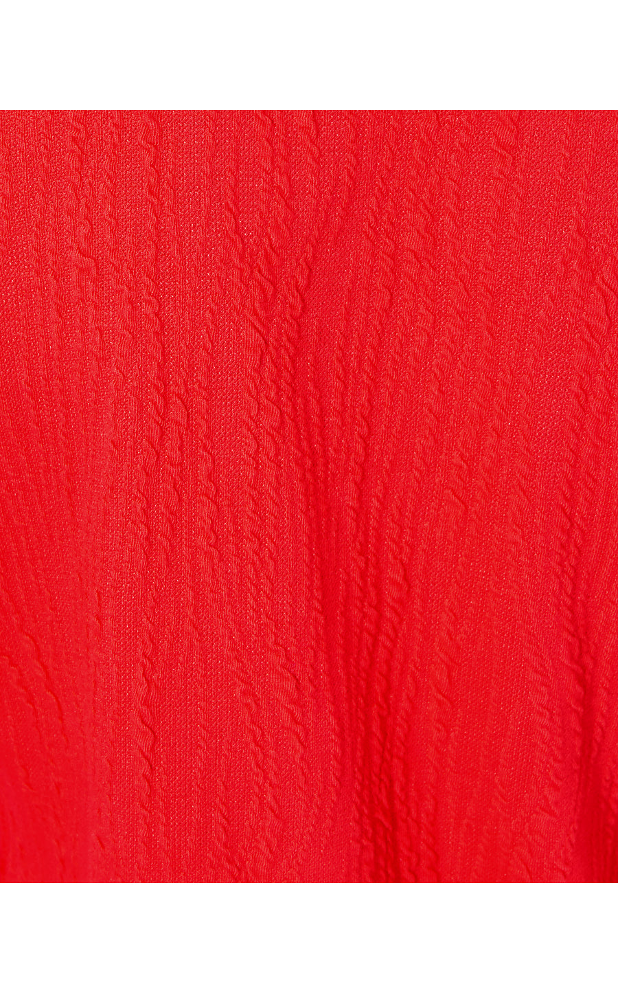 ELSEY KNIT TOP, ROCOCO RED WAVY KNIT JACQUARD