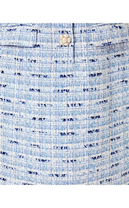 BINDY SHIFT ROMPER, BONAIRE BLUE COASTAL VIBES BOUCLE