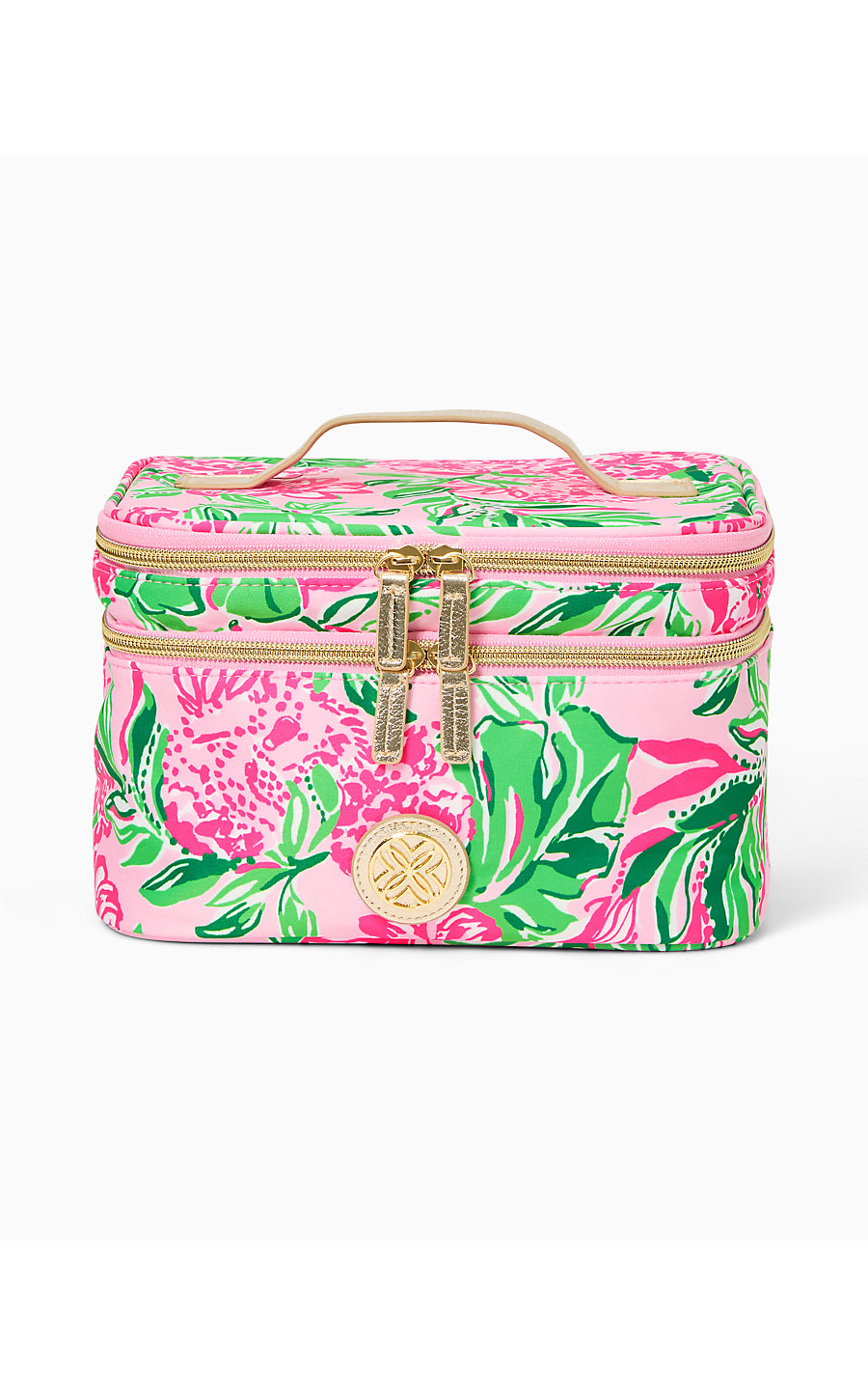 DEVONA COSMETIC CASE, CONCH SHELL PINK KOALA LA LA