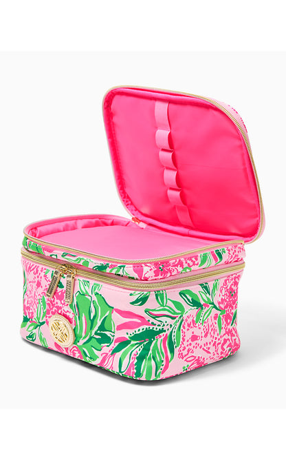 DEVONA COSMETIC CASE, CONCH SHELL PINK KOALA LA LA