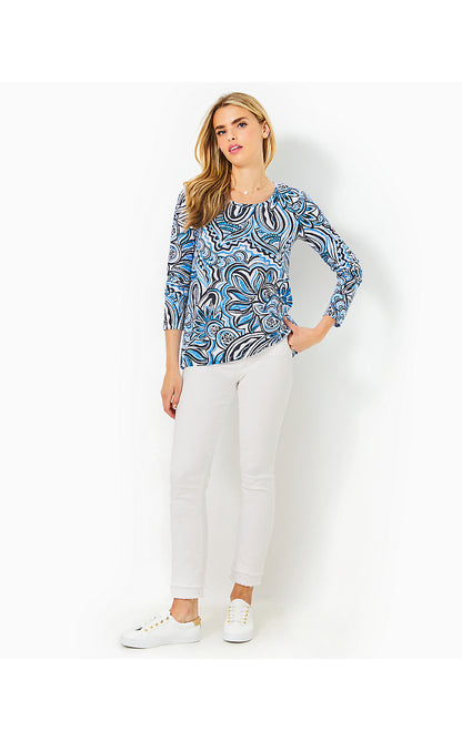 ETTA SCOOP-NECK LONG SLEEVE, RESORT WHITE GIVE IT A WHIRL