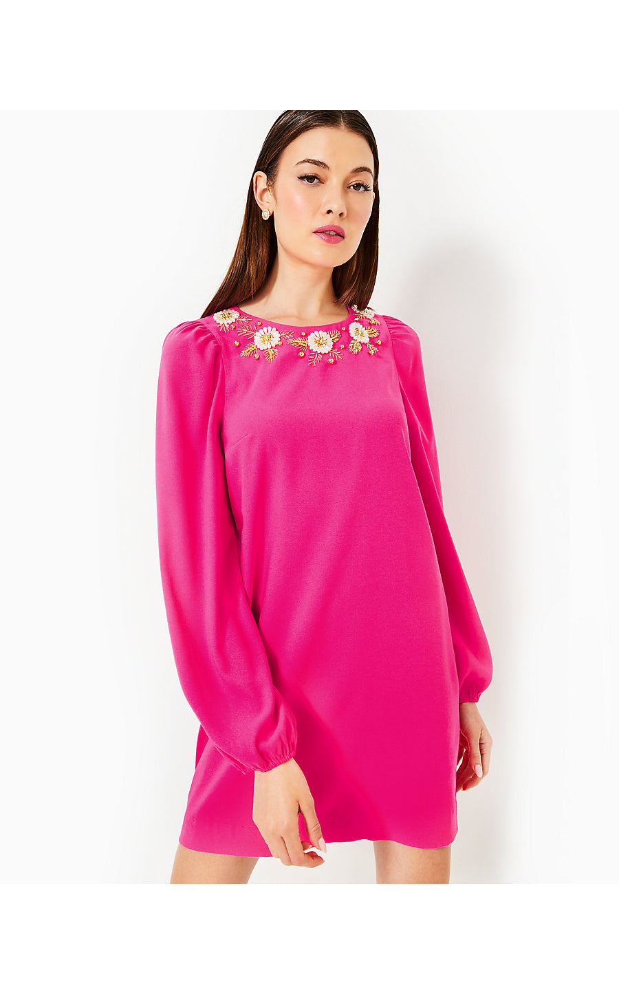 RAINER DRESS, PASSION FRUIT PINK