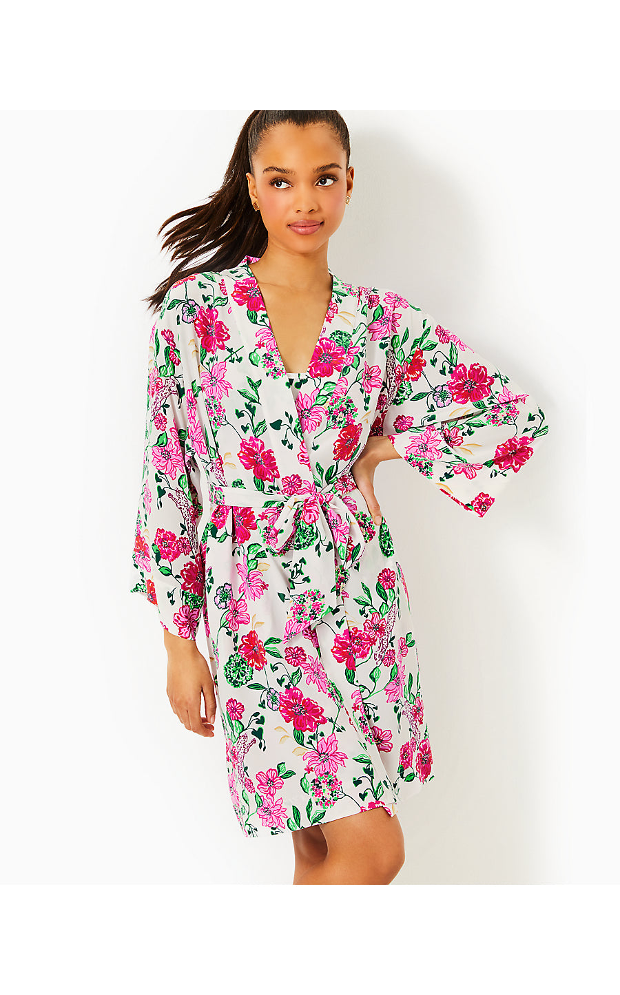 ZABEL PJ ROBE, COCONUT SAFARI SANCTUARY PJS
