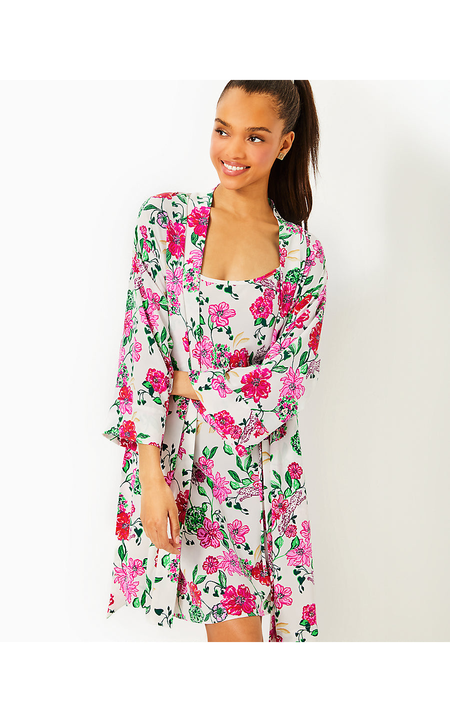 ZABEL PJ ROBE, COCONUT SAFARI SANCTUARY PJS