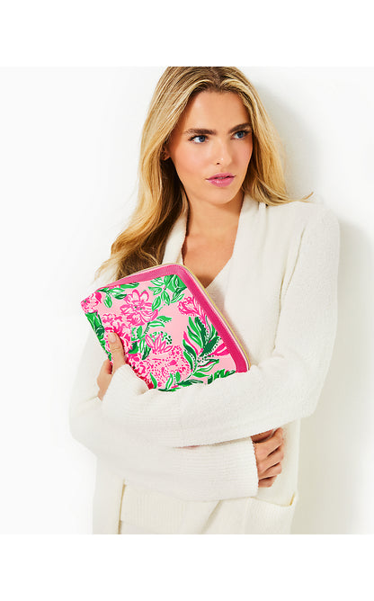 LARSEN POUCH, CONCH SHELL PINK KOALA LA LA