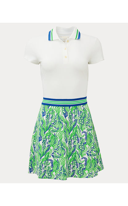VIENTO DRESS UPF 50+, PUTTING GREEN LILLY OF THE VALLEY