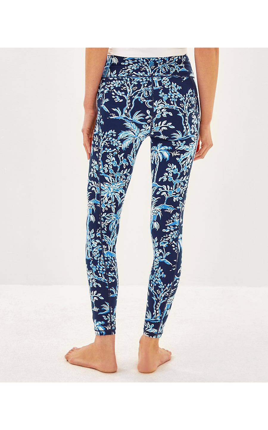 WEEKENDER HIGH RISE LEGGING, LOW TIDE NAVY TALL TALES