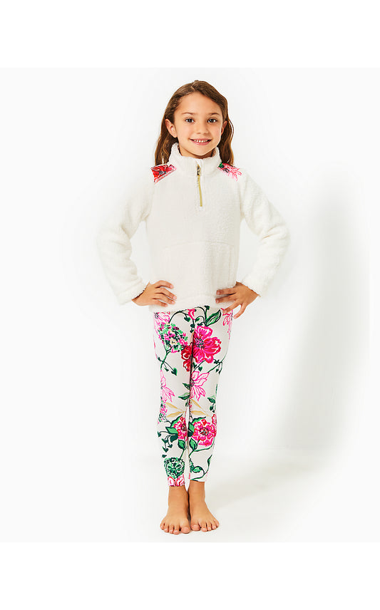 MINI WALLEN SHERPA HALF-ZIP, COCONUT