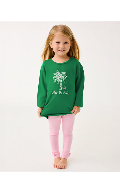 MINI BALLAD SWEATSHIRT, MULTI DECK THE PALMS EMBROIDERY CHILDRENS