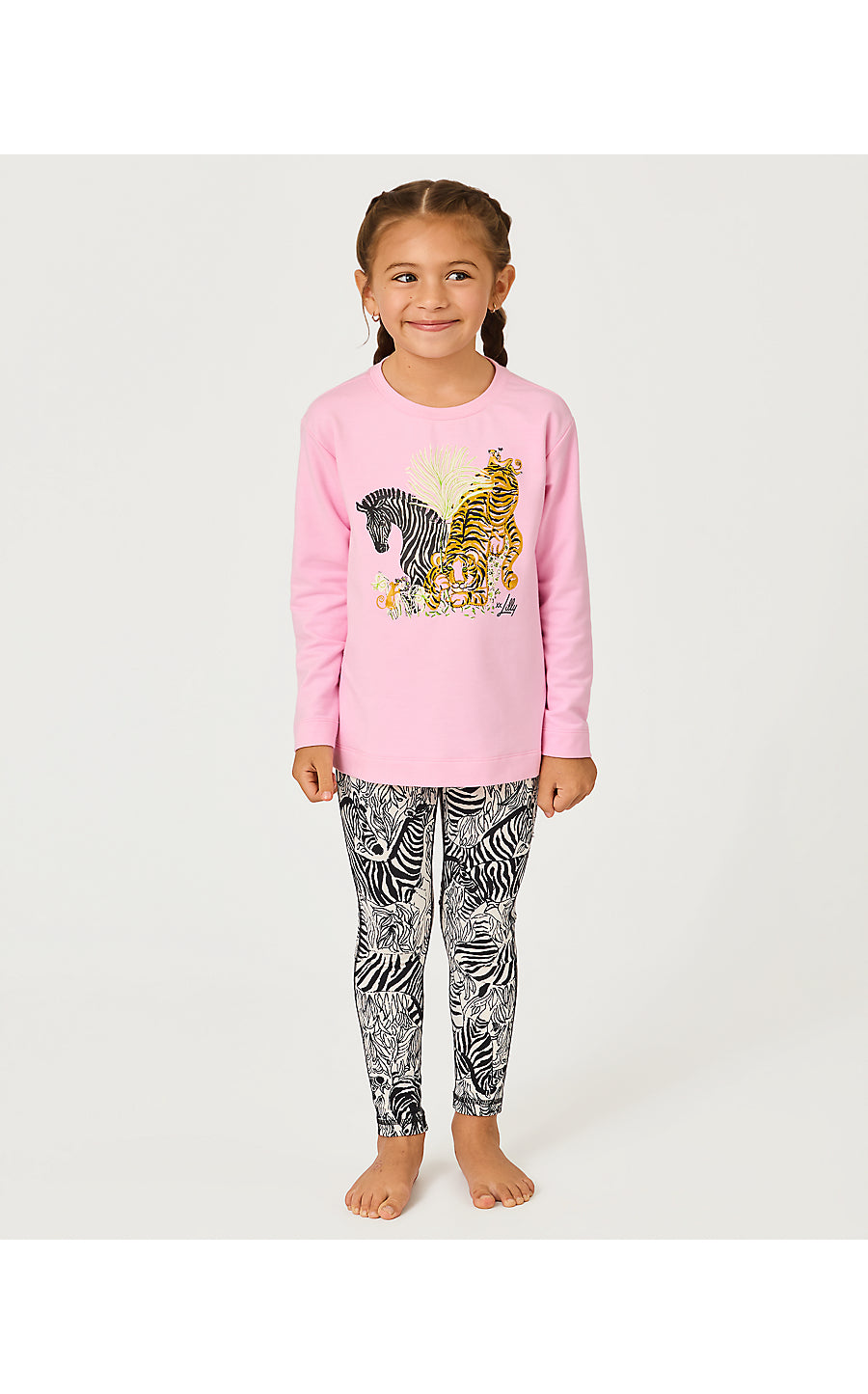 MINI BALLAD SWEATSHIRT, MULTI LILLYS ZOO CHILDRENS GRAPHIC
