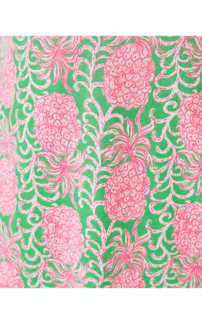MERCER DRESS, FAUNA GREEN PARTY LIKE A PINEAPPLE