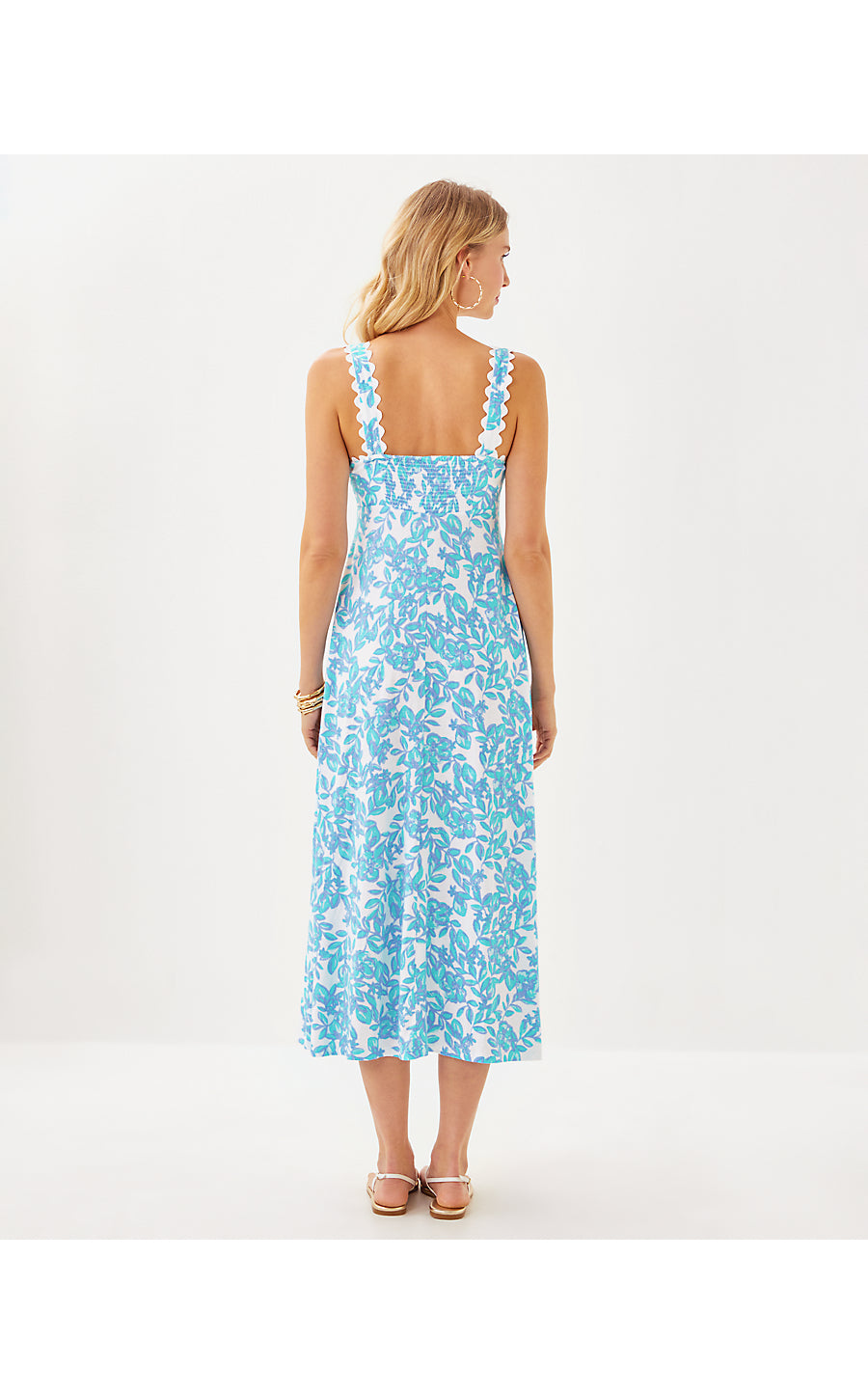 DWYER MIDI DRESS, JACARANDA BLUE SIMPLY THE ZEST