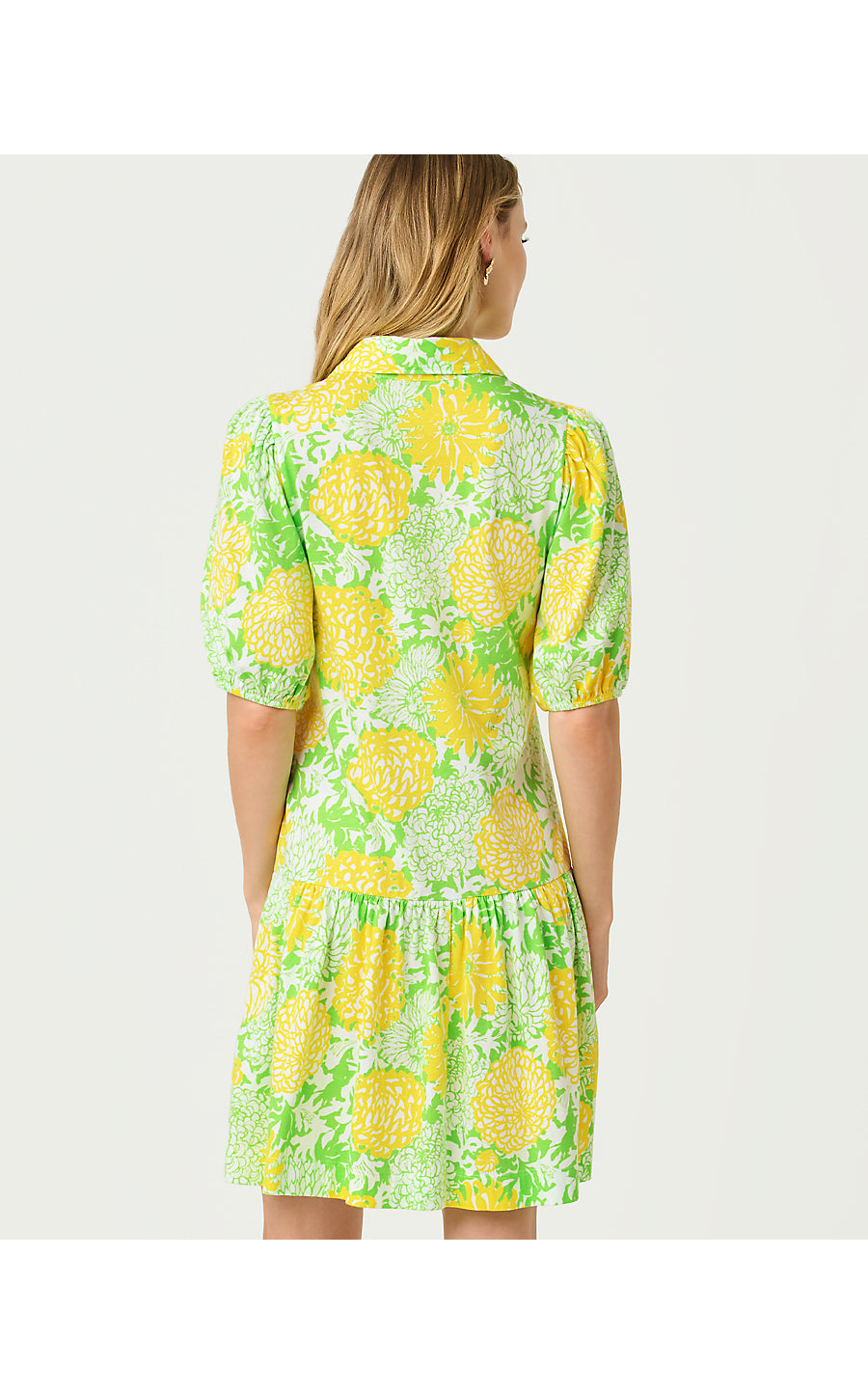 BINGLEY DRESS, CROCODILE GREEN MUMBO JUMBO