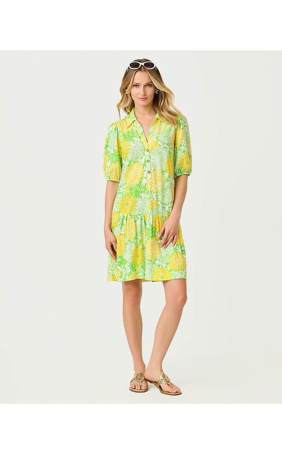 BINGLEY DRESS, CROCODILE GREEN MUMBO JUMBO
