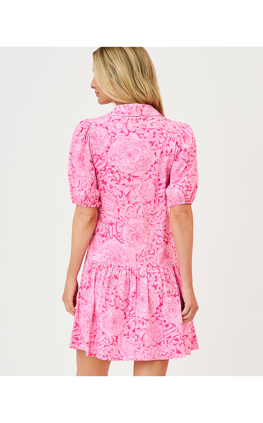 BINGLEY DRESS, PINK ASTER A ROSE BY ANY OTHER NAME