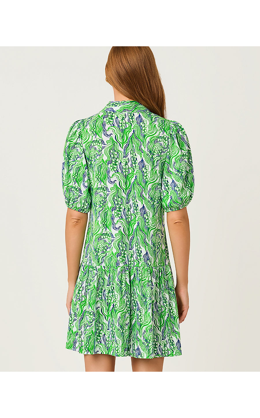 BINGLEY DRESS, PUTTING GREEN LILLY OF THE VALLEY