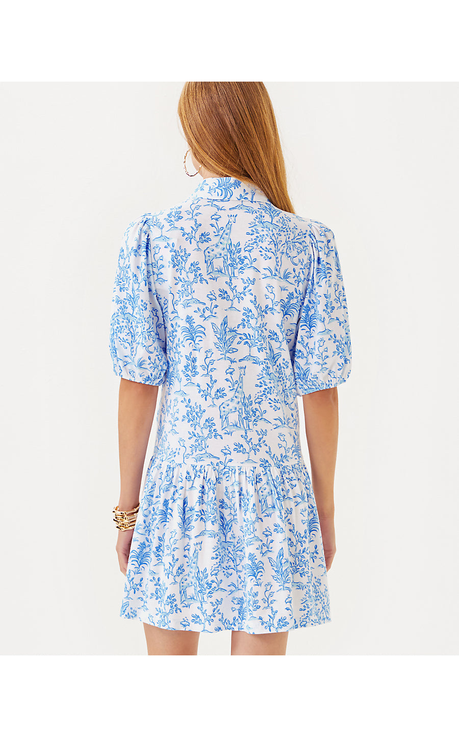 BINGLEY DRESS, RESORT WHITE TALL TALES