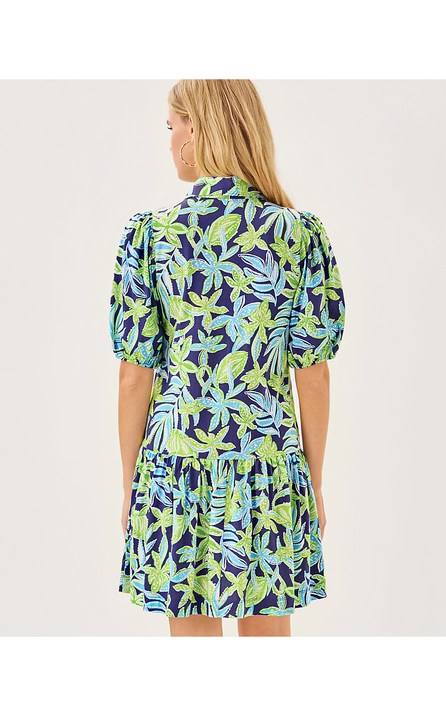 BINGLEY DRESS, SAPPHIRE POOL TROPICAL TANGO