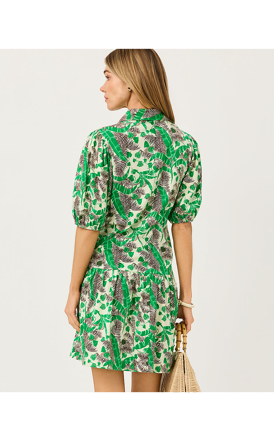 BINGLEY DRESS, VANILLA SPICE HIDE AND LEAF