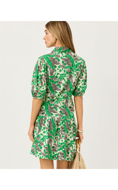 BINGLEY DRESS, VANILLA SPICE HIDE AND LEAF