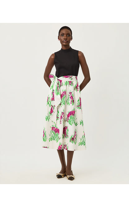 PRIMA MIDI DRESS, COCONUT CAMOUFLAGE CATWALK