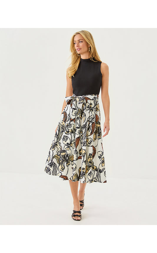 PRIMA MIDI DRESS, COCONUT OVERSIZED IRISISTABLE