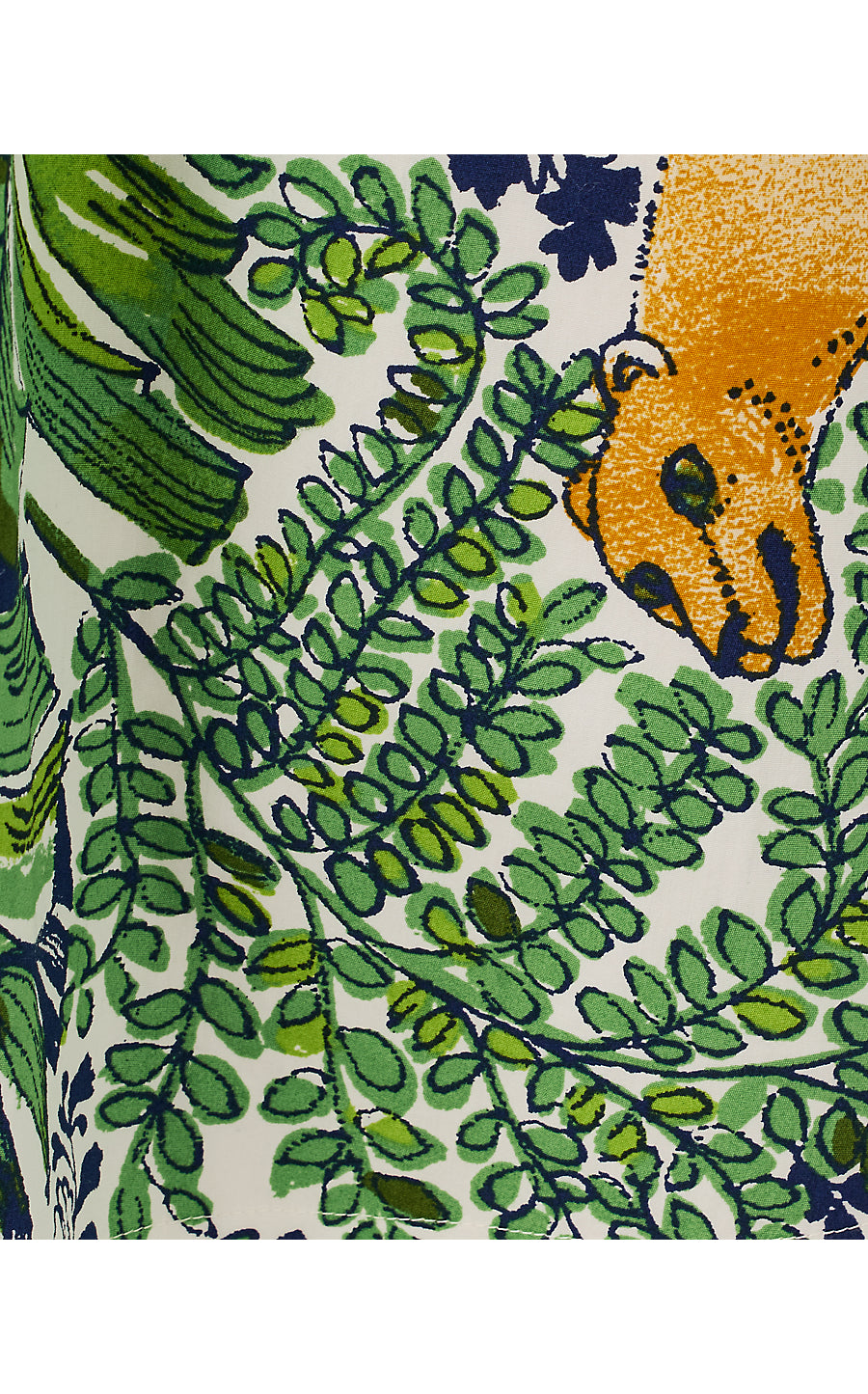 PRIMA MIDI DRESS, MULTI PALM PROWL