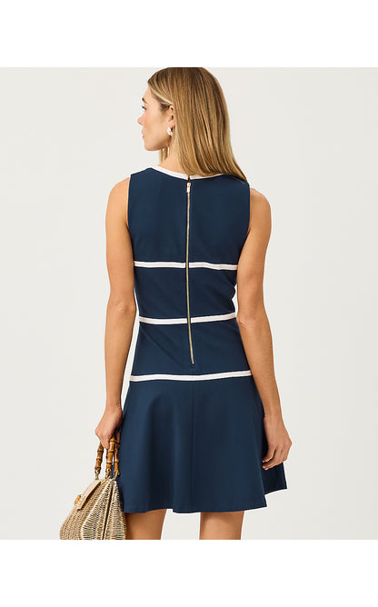 CLANCIE DRESS, LOW TIDE NAVY