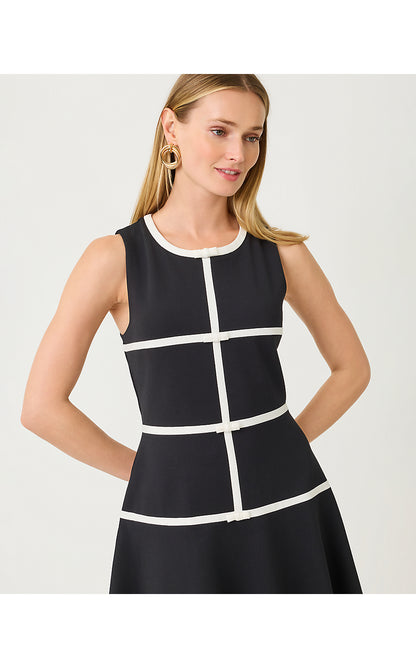 CLANCIE DRESS, NOIR