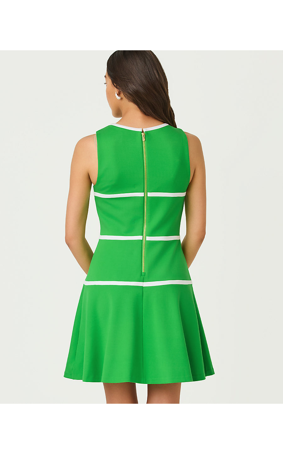 CLANCIE DRESS, PUTTING GREEN