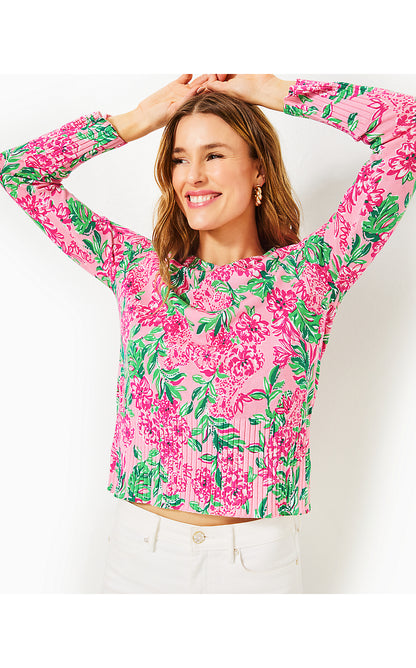 SALIMA SWEATER, CONCH SHELL PINK KOALA LA LA